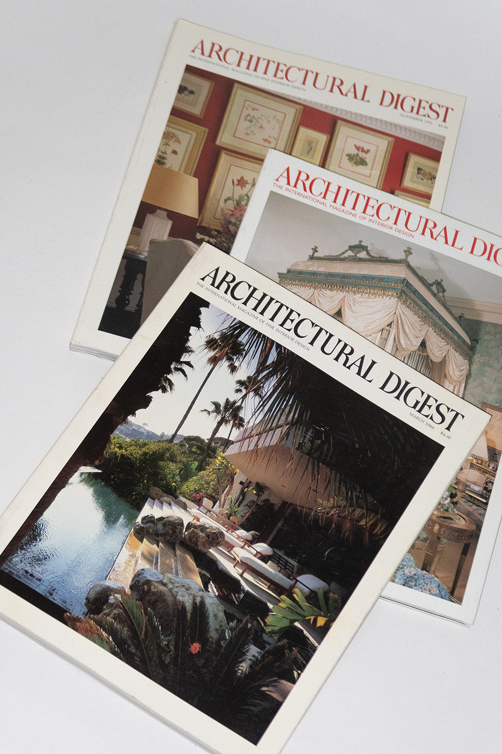 Vintage Architectural Digest 04 (Set of 3)