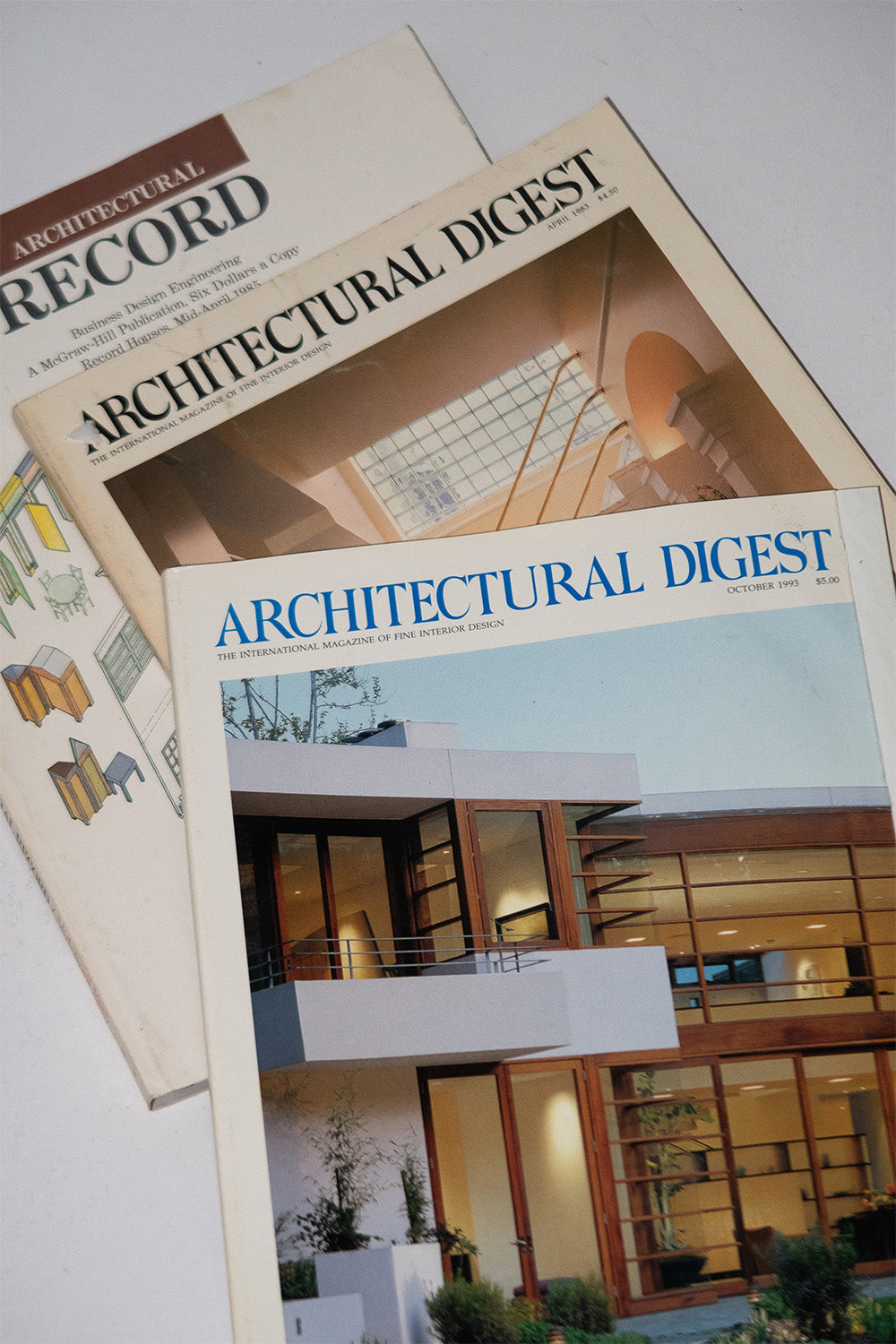 Vintage Architectural Digest 06 (Set of 3)