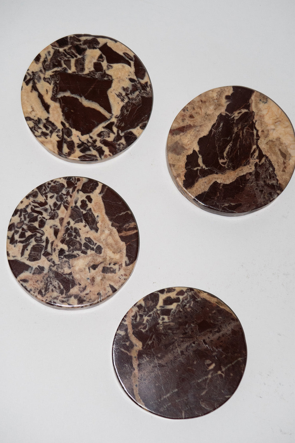 Espresso Marble Coasters (Set of 4)